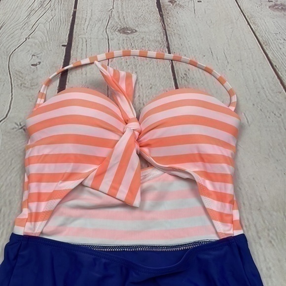 UEC Xhileration one piece swimsuit nautical theme small - Picture 3 of 7